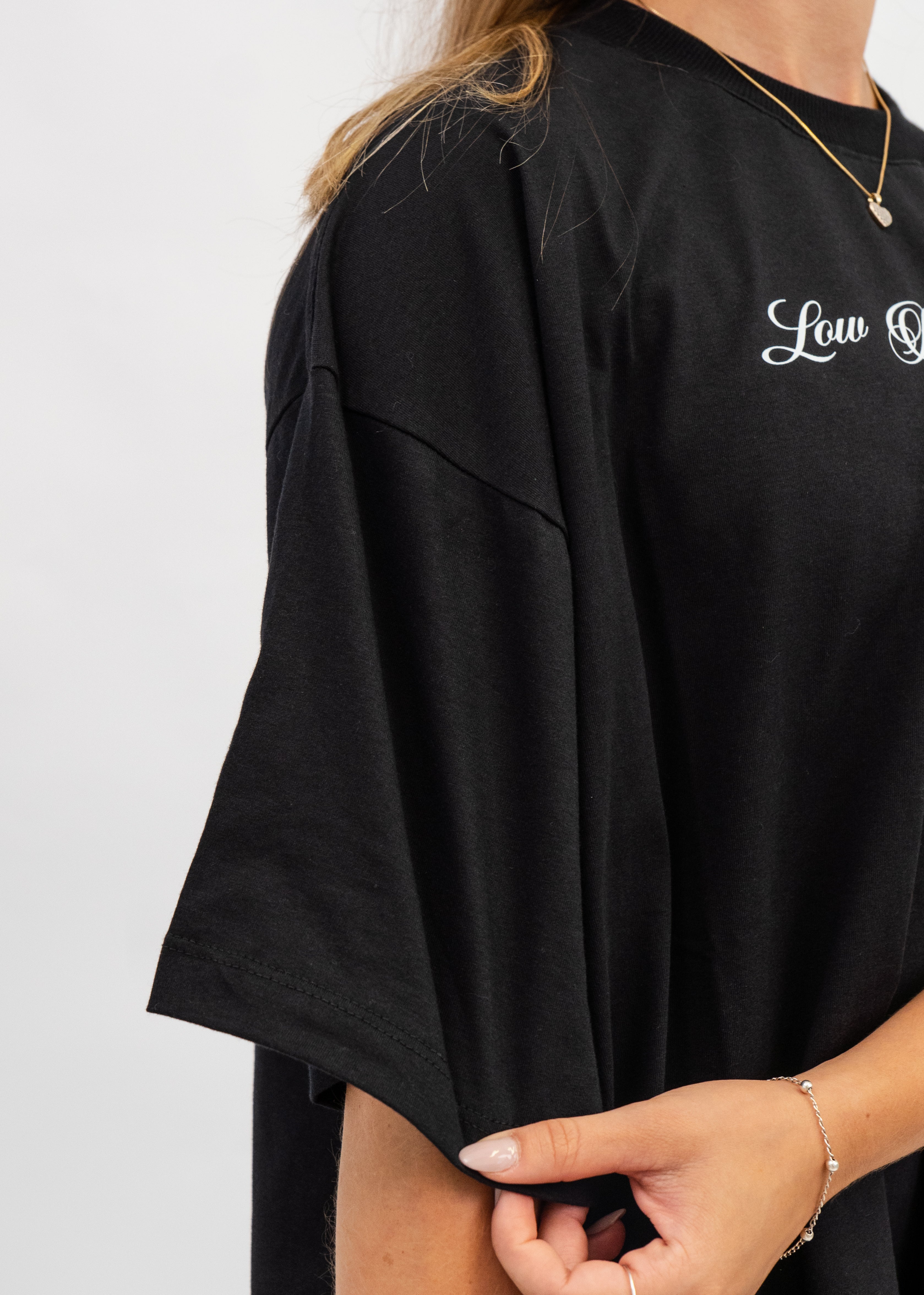 Camiseta Oversized Preta Low Profile Club