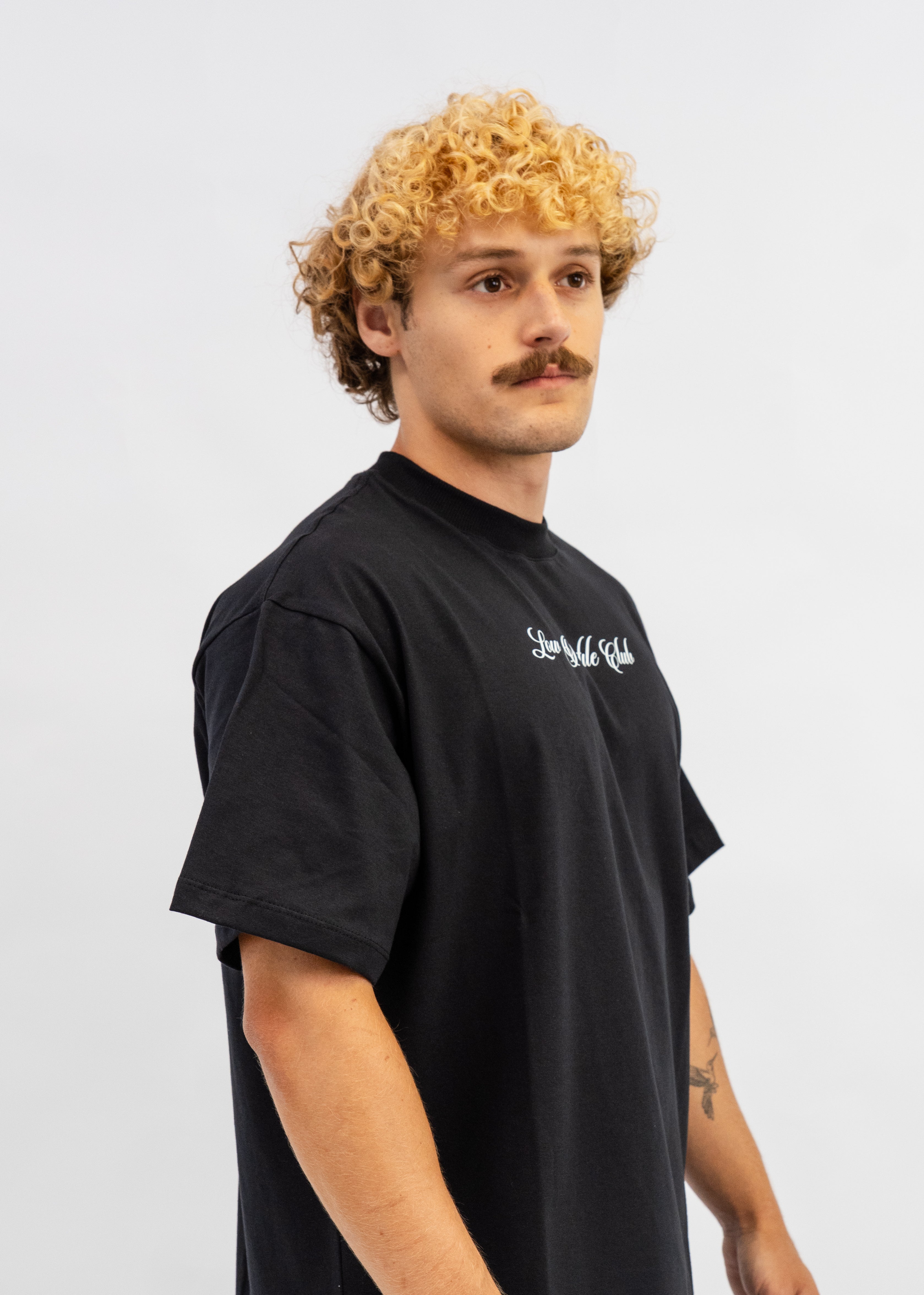 Camiseta Oversized Preta Low Profile Club